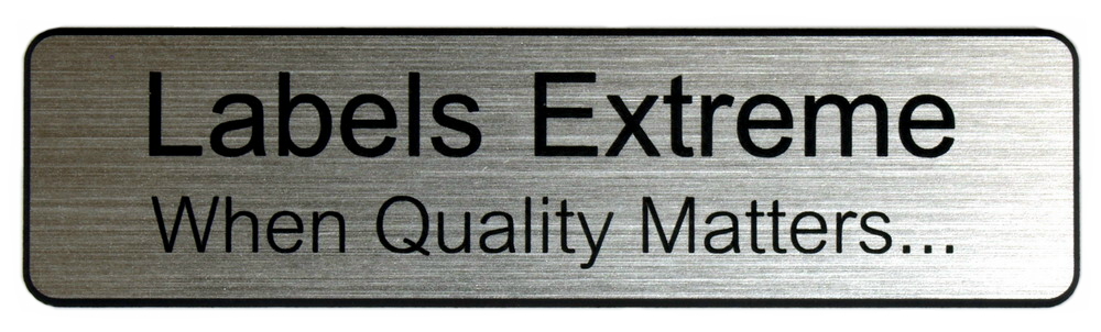 Two Line Flat Name Tag with Pin